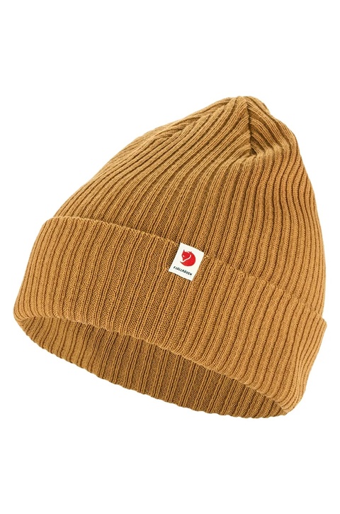 Fjallraven czapka Rib Hat kolor brązowy F13100184.166 - zdjęcie produktu nr 2