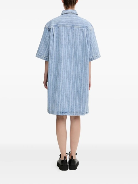 Carhartt WIP Rylan striped denim shirt mini dress - Blue - zdjęcie produktu nr 2