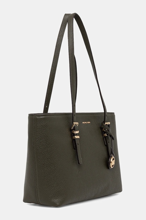 MICHAEL Michael Kors torebka skórzana QUINN kolor zielony 30T5GQNT2L - zdjęcie produktu nr 1