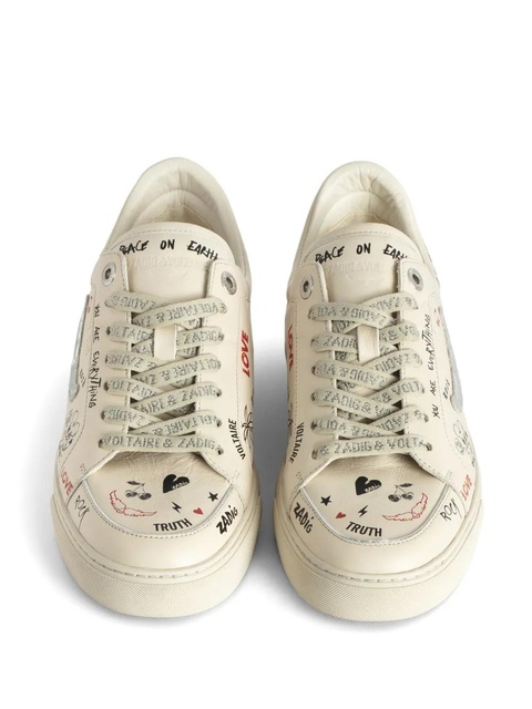 Zadig&Voltaire Fly On Love Tag trainers - Neutrals - zdjęcie produktu nr 2