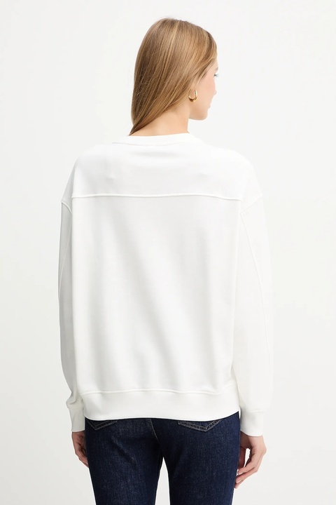 Pinko bluza bawełniana damska kolor biały z aplikacją 100534 A2RO - zdjęcie produktu nr 2