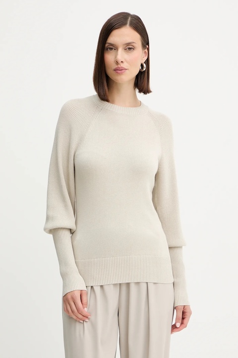 Armani Exchange sweter damski kolor beżowy XW001333 AF13780 - zdjęcie produktu nr 1