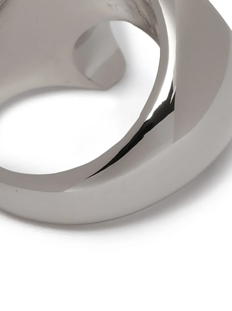 Marine Serre crescent-moon polished ring - Silver - zdjęcie produktu nr 2