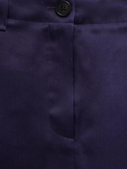 KHAITE Lucian front-slit skirt - Blue - zdjęcie produktu nr 2