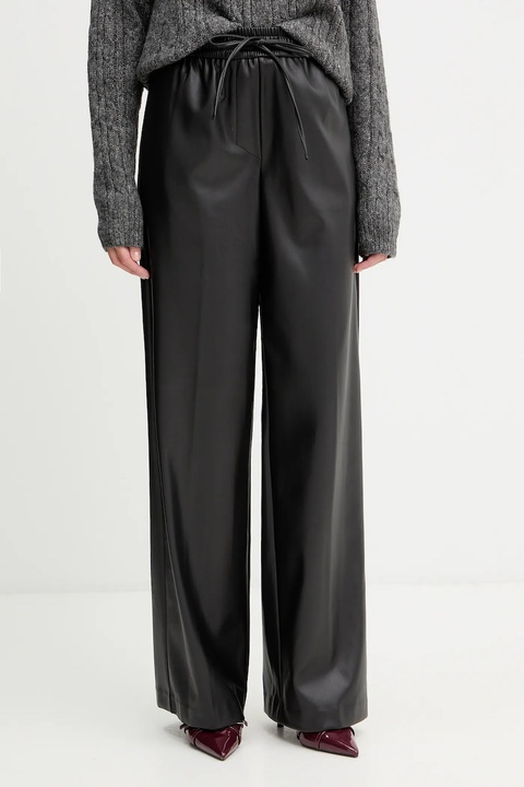 Silvian Heach spodnie BENNOE damskie kolor czarny proste high waist GPA25118PA - zdjęcie produktu nr 1
