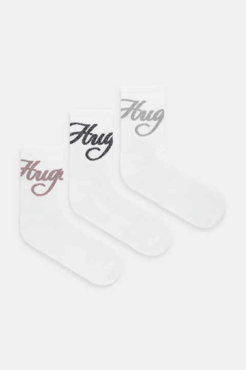 HUGO skarpetki 3-pack kolor biały 50546384 - zdjęcie produktu nr 1