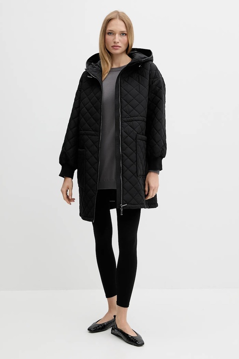 Armani Exchange kurtka kolor czarny przejściowa oversize XW000682 AF16200 - zdjęcie produktu nr 2
