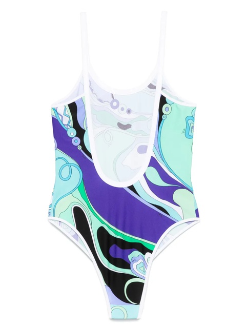 PUCCI abstract-pattern swimsuit - Green - zdjęcie produktu nr 2