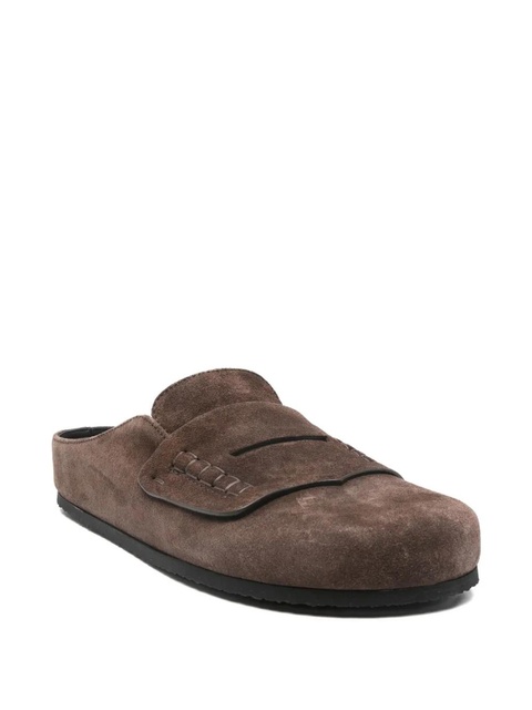 Jacquemus fringed suede mules - Brown - zdjęcie produktu nr 1