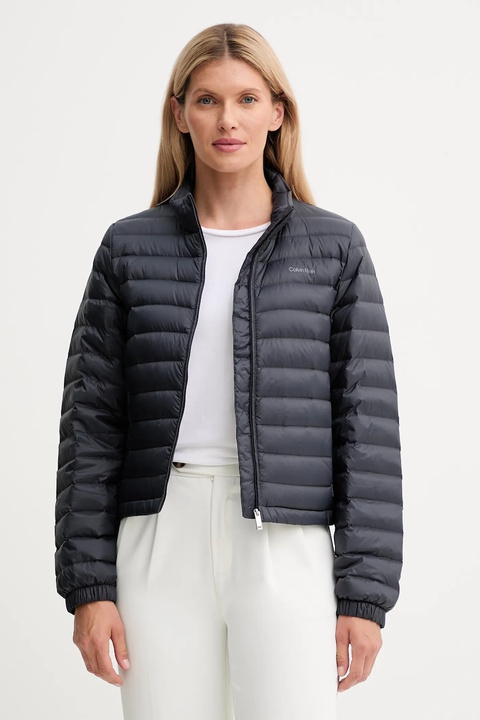 Calvin Klein kurtka puchowa kolor granatowy przejściowa LV044C513G - zdjęcie produktu nr 1