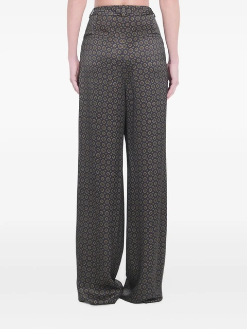 Saint Laurent patterned wide-leg trousers - Grey - zdjęcie produktu nr 2