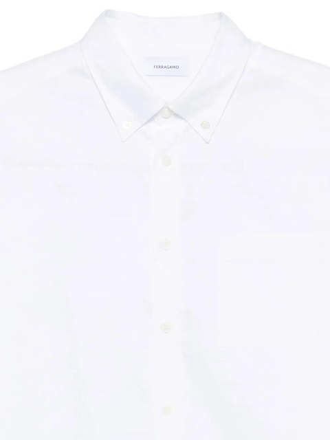 Ferragamo cotton shirt - White - zdjęcie produktu nr 2