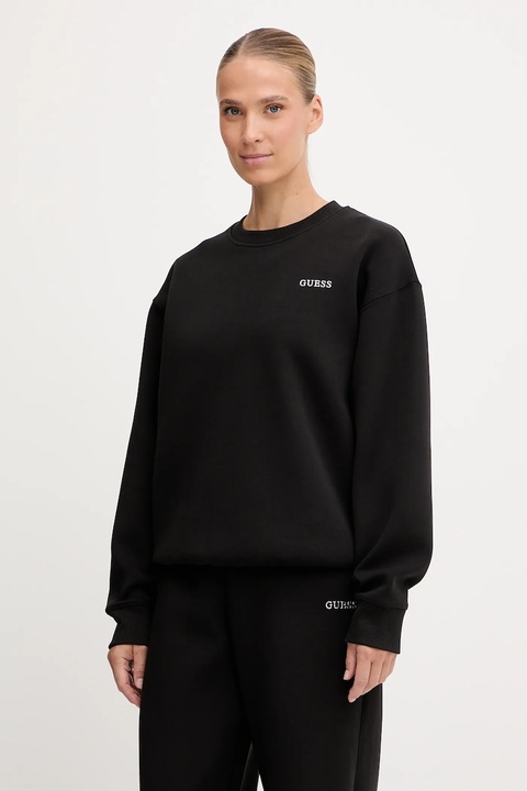Guess bluza AURELIA damska kolor czarny gładka V5BQ05 K1971 - zdjęcie produktu nr 1