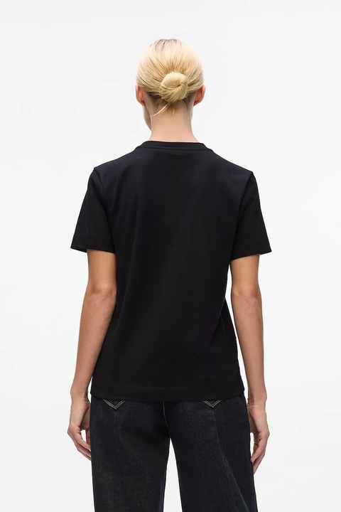 Karl Lagerfeld t-shirt bawełniany damski kolor czarny A4W17052 - zdjęcie produktu nr 2