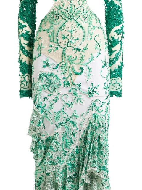 ETRO sequin-embellished dress - Green - zdjęcie produktu nr 2