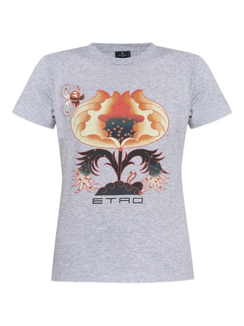 ETRO floral-print T-shirt - Grey - zdjęcie produktu nr 1