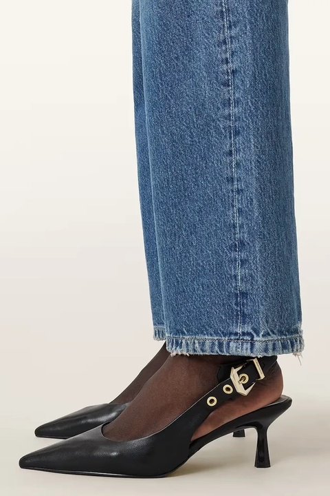 AllSaints szpilki skórzane IDIYA SLINGBACK kolor czarny W021FD - zdjęcie produktu nr 2