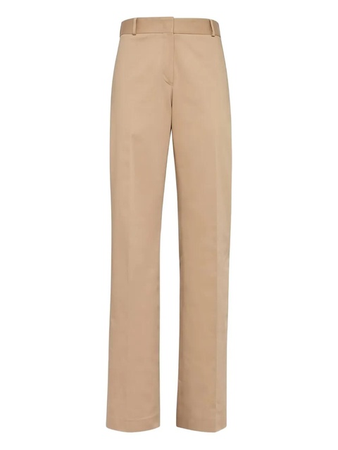 Ferragamo straight-leg cotton trousers - Neutrals - zdjęcie produktu nr 1