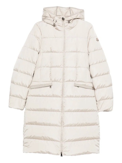 Moncler hooded quilted coat - Neutrals - zdjęcie produktu nr 1