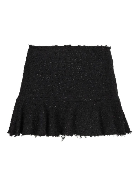Blumarine frayed ruffled skirt - Black - zdjęcie produktu nr 2