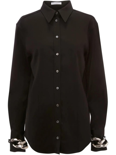JW Anderson chain-link cuff shirt - Black - zdjęcie produktu nr 1