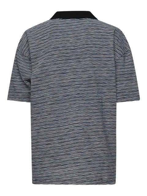 ETRO striped pocket polo shirt - Blue - zdjęcie produktu nr 2