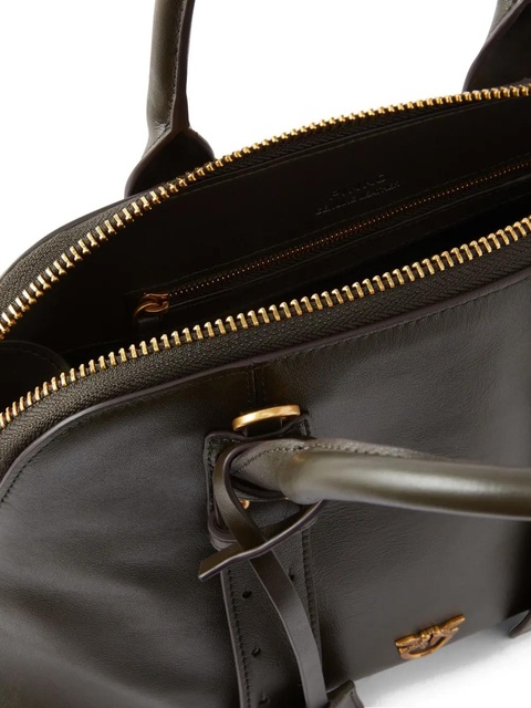 PINKO Love Birds-plaque tote bag - Green - zdjęcie produktu nr 2