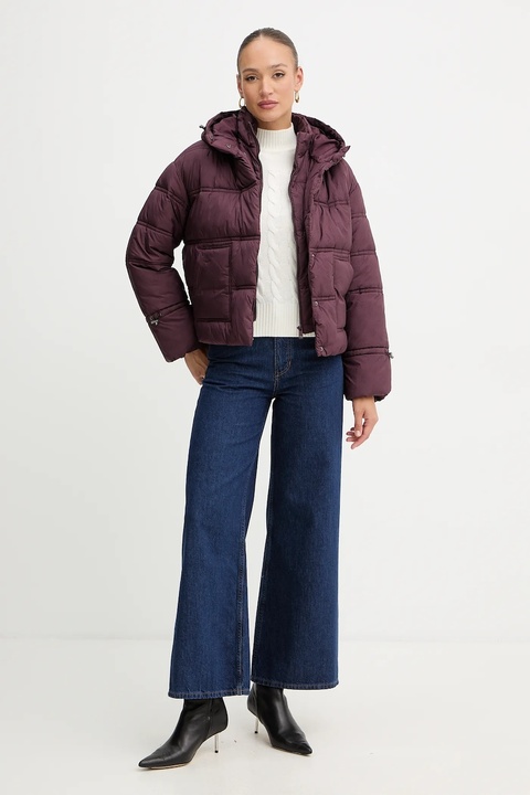 Guess sweter z dodatkiem wełny ELSA damski kolor beżowy z golfem W5BR30 Z1192 - zdjęcie produktu nr 2