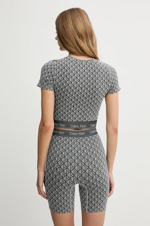 Calvin Klein Underwear t-shirt lounge damski kolor szary LV00QF8487 - zdjęcie produktu nr 1