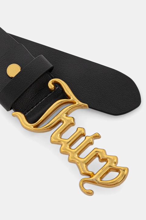 Juicy Couture pasek skórzany JC damski kolor czarny WIJJ98539WL7 - zdjęcie produktu nr 2