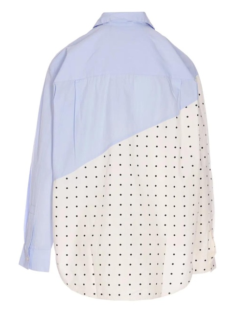 Essentiel Antwerp polka-dot embellished shirt - Blue - zdjęcie produktu nr 2