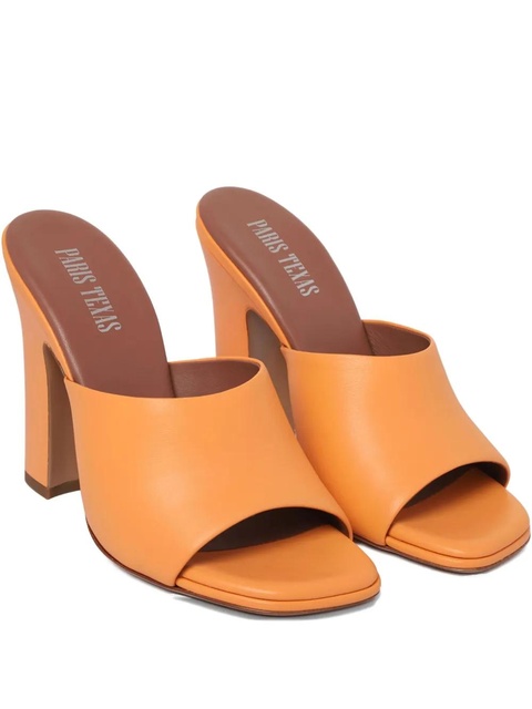 Paris Texas 100mm Ava mules - Orange - zdjęcie produktu nr 2