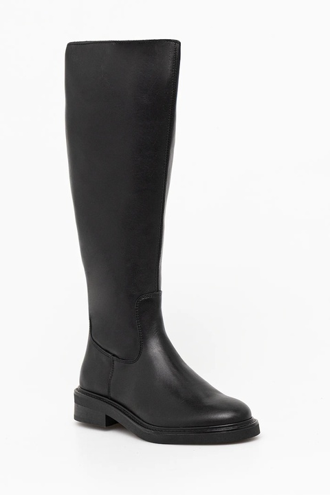 Steve Madden kozaki skórzane Neva kolor czarny na płaskim obcasie 11004756 - zdjęcie produktu nr 2