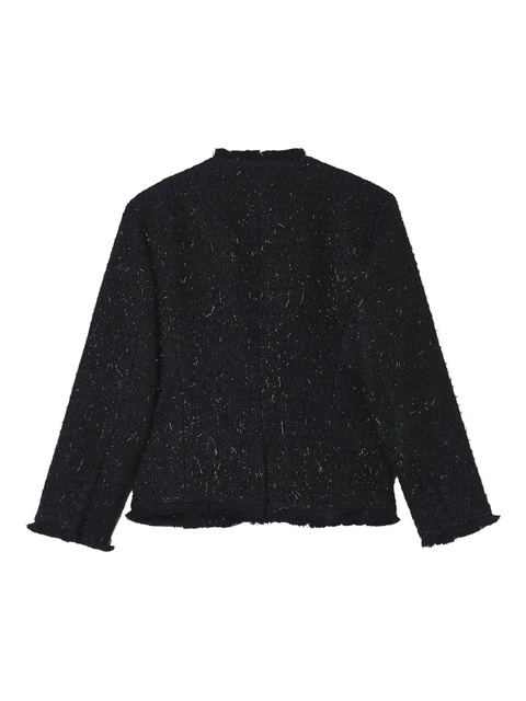 Simone Rocha embellished tweed jacket - Black - zdjęcie produktu nr 2