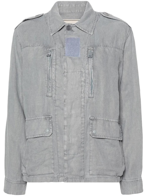 Zadig&Voltaire Kid linen military jacket - Blue - zdjęcie produktu nr 1