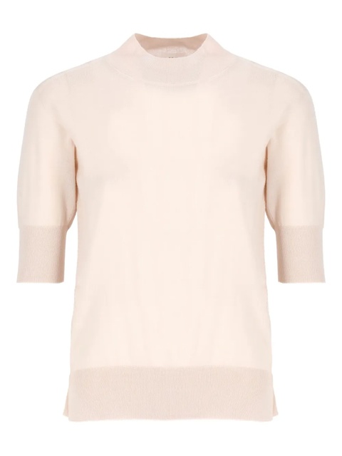Jil Sander high-neck short-sleeves sweater - Neutrals - zdjęcie produktu nr 1