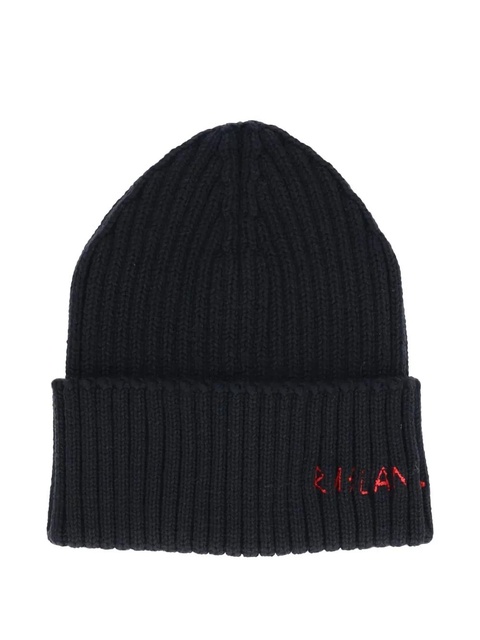 Ruslan Baginskiy ribbed logo beanie - Black - zdjęcie produktu nr 2
