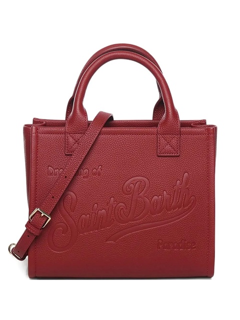 MC2 Saint Barth midi Vanity embossed leather tote bag - Red - zdjęcie produktu nr 1