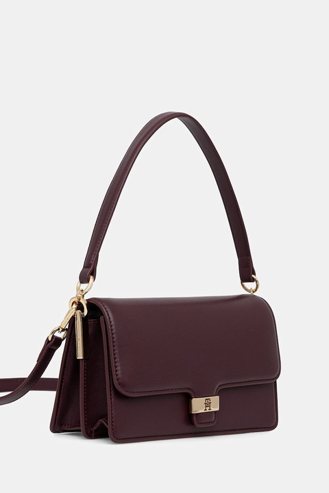 Tommy Hilfiger torebka kolor bordowy AW0AW18029 - zdjęcie produktu nr 2