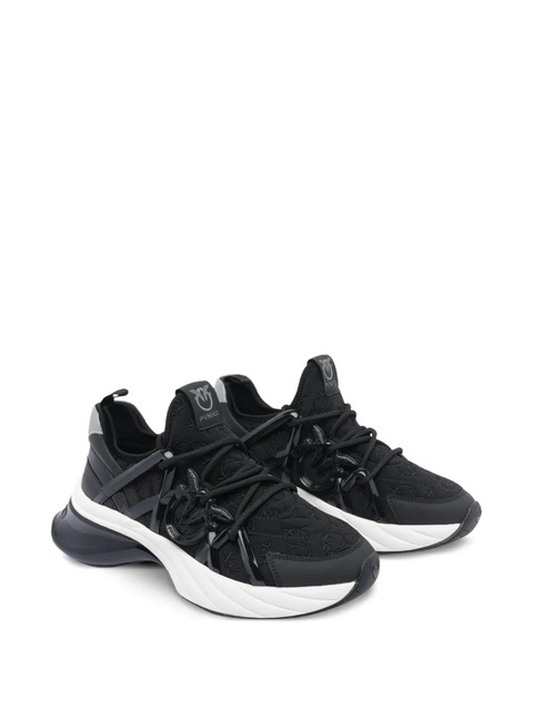 PINKO logo-embellished lace-up sneakers - Black - zdjęcie produktu nr 1