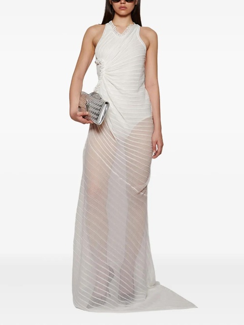 Victoria Beckham gathered sleeveless dress - White - zdjęcie produktu nr 1