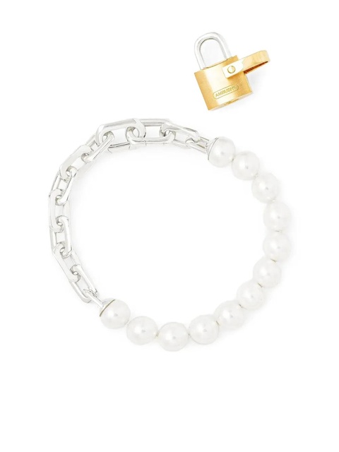 AMBUSH silver-plated faux-pearl bracelet - zdjęcie produktu nr 1