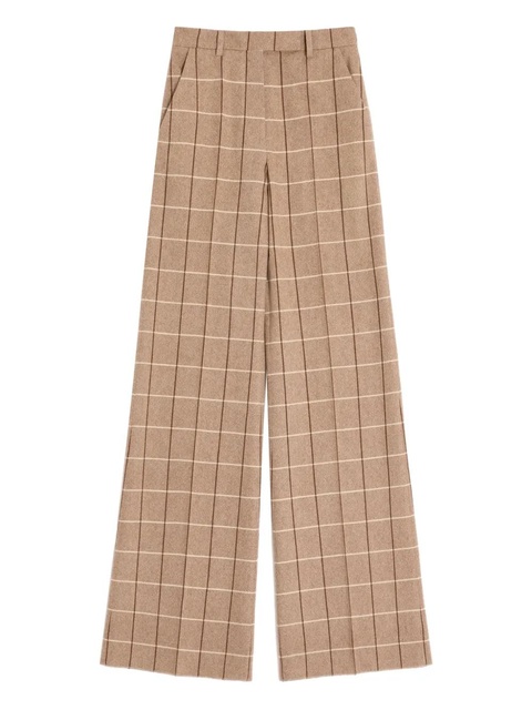 Valentino Garavani windowpane-check trousers - Neutrals - zdjęcie produktu nr 1
