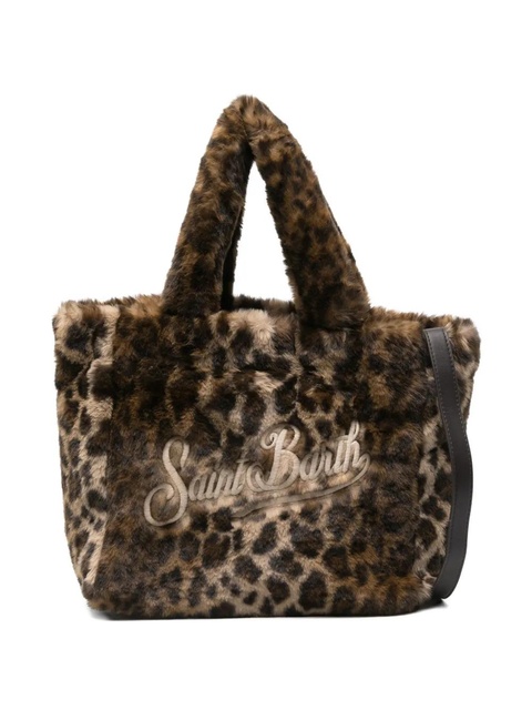 MC2 Saint Barth Colette leopard-print tote bag - Brown - zdjęcie produktu nr 1