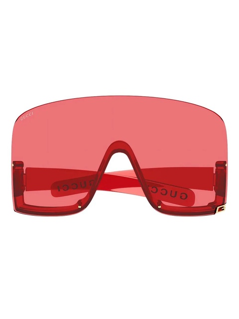 Gucci Eyewear logo-detail sunglasses - Red - zdjęcie produktu nr 2