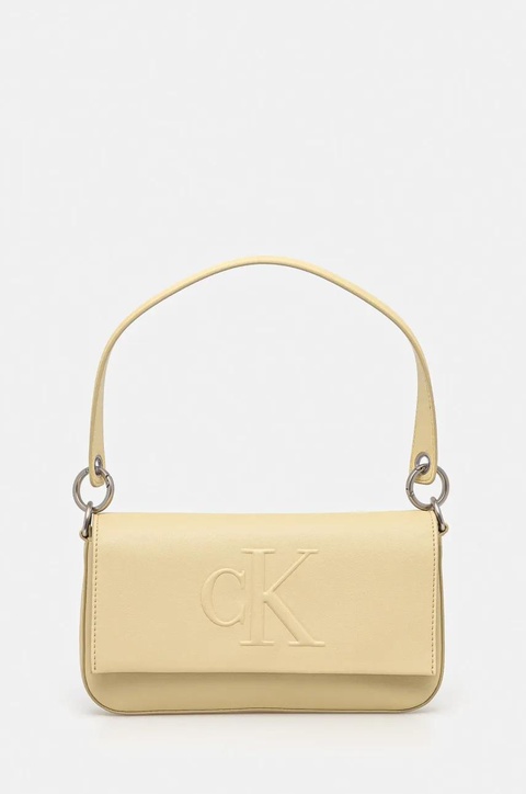 Calvin Klein Jeans torebka kolor żółty LV04K3148G - zdjęcie produktu nr 1
