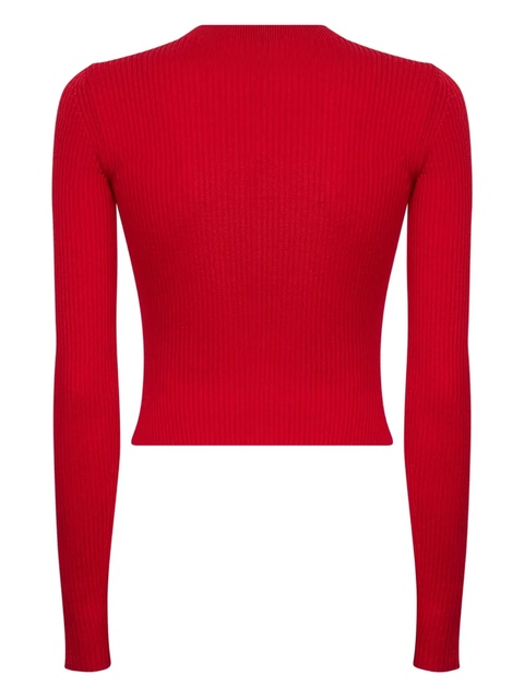 Diesel ribbed wool top - Red - zdjęcie produktu nr 2