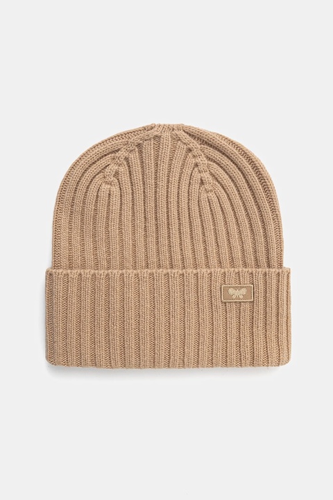 Weekend Max Mara czapka wełniana RITMO kolor zielony 2525576035600 - zdjęcie produktu nr 1