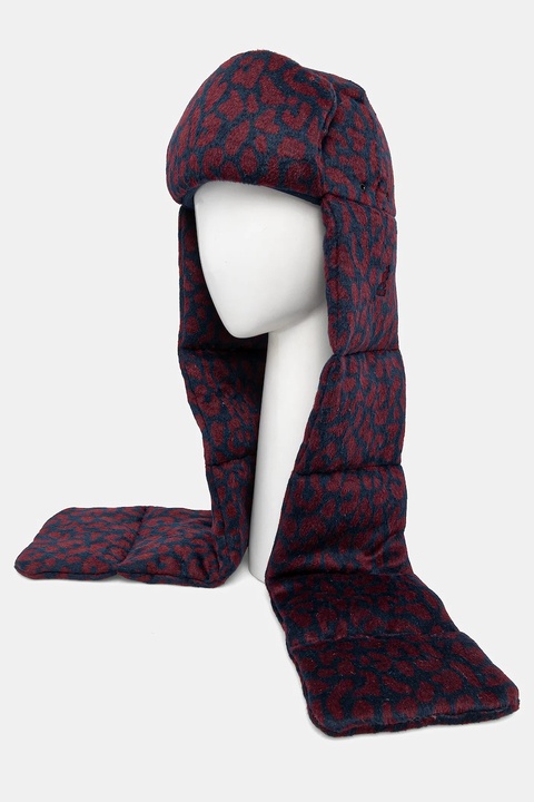 Kangol czapka MEGA TRAPPER kolor bordowy K5467.NL412 - zdjęcie produktu nr 2