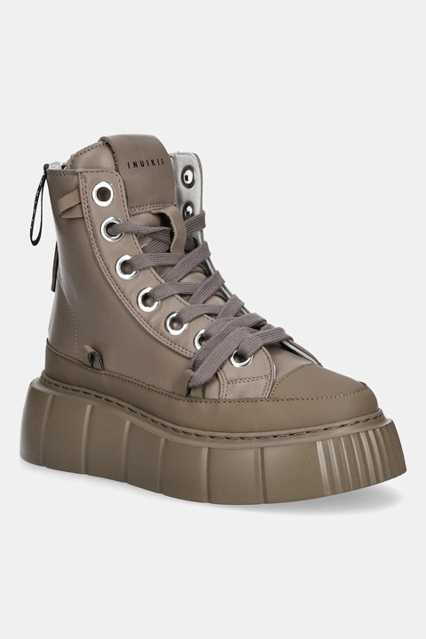 Inuikii trampki Leather Matilda kolor brązowy 1001.002.0042.163 - zdjęcie produktu nr 1